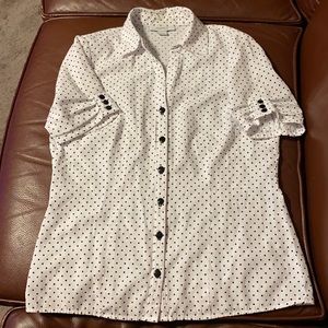 Polka dot blouse